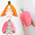 Strawberry & Carrot Rabbit Plushies (5 VARIANTS)