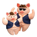 Buff Piggy Plushies (4 VARIANTS, 2 SIZES)