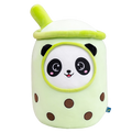 Panda Bubble Tea Cup Plushies (3 Colors, 4 Sizes)