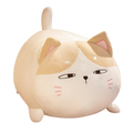 Squishy Cat Chunky Plushies (3 Colors, 3 Sizes)