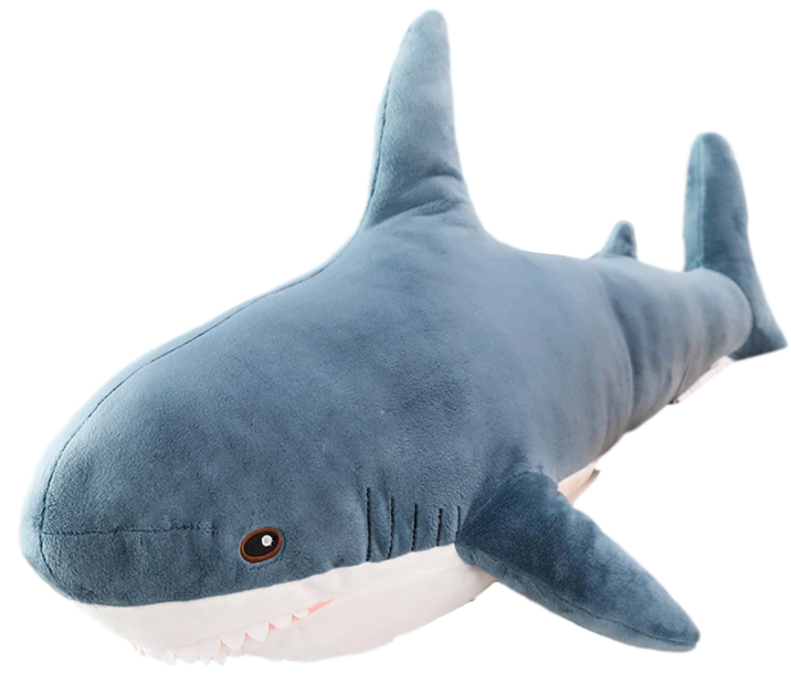 Shork plushie lifestyle shot