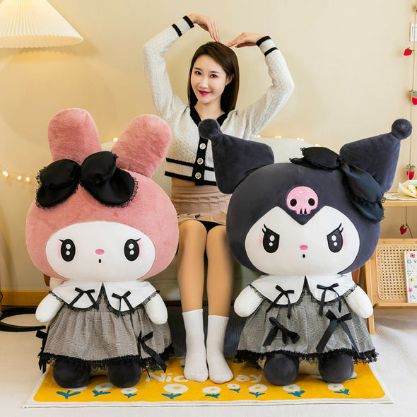 Giant Kuromi and My Melody Plushies (2 VARIANTS, 4 SIZES)