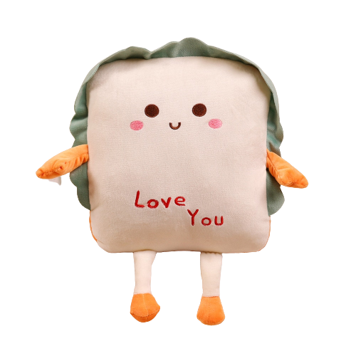 Toastie Handwarmer Plushies (4 VARIANTS, 2 SIZES)