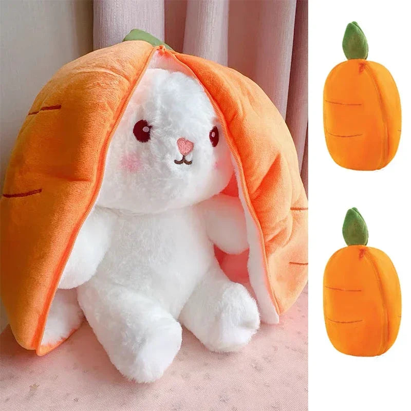 Strawberry & Carrot Rabbit Plushies (5 VARIANTS)