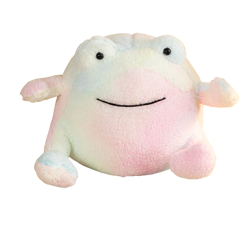 Paintsplash Frog Plushies (2 COLORS, 2 SIZES)