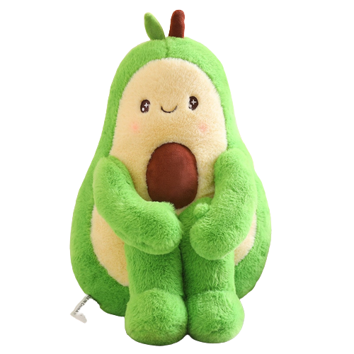 Seated Avocado Plushies (6 SIZES)
