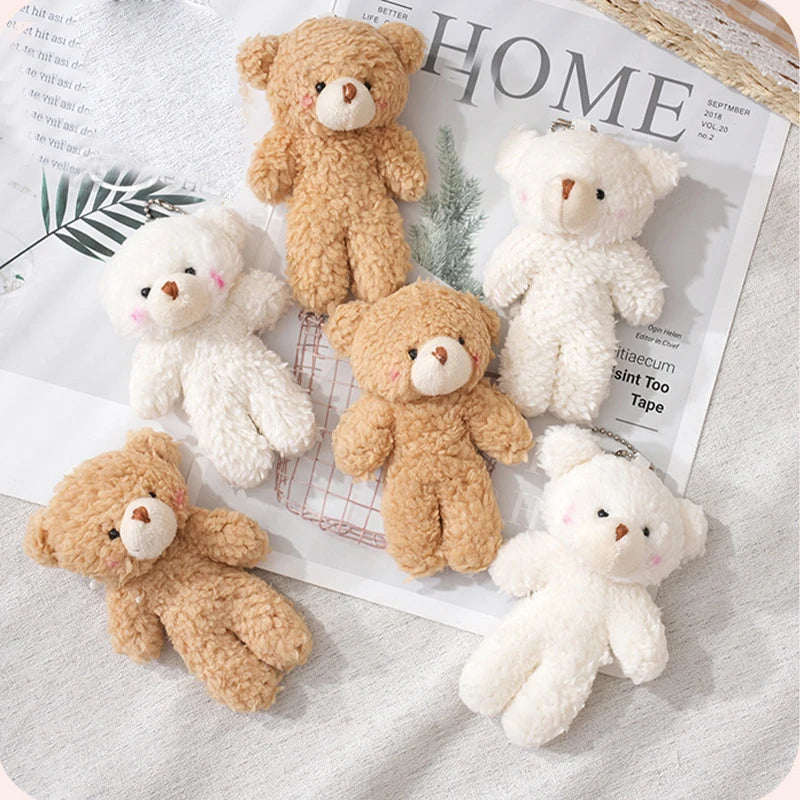 Blush Teddy Bear Keychains (2 VARIANTS)