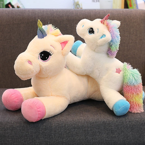 Multicolor Baby Unicorn Plush (3 VARIANTS, 2 SIZES)
