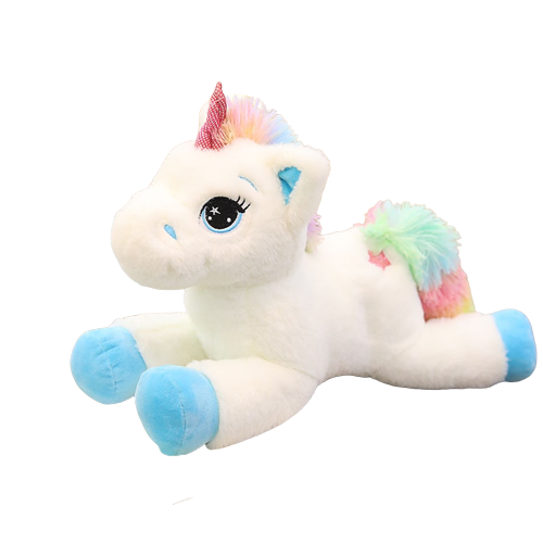 Multicolor Baby Unicorn Plush (3 VARIANTS, 2 SIZES)