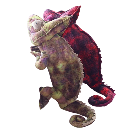 Giant Chameleon Plushies (2 VARIANTS, 2 SIZES)