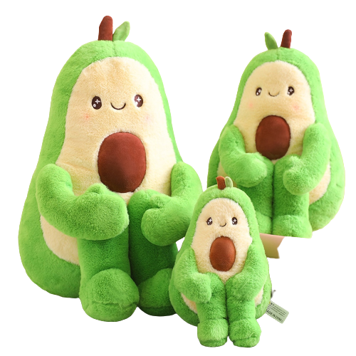 Seated Avocado Plushies (6 SIZES)