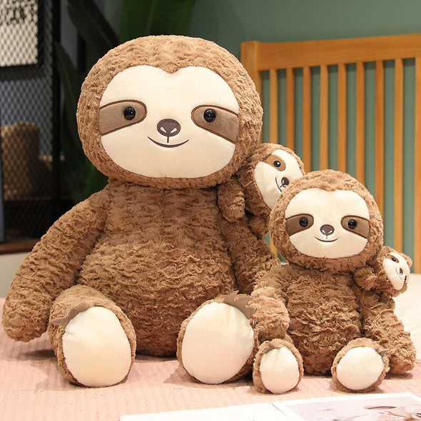 Mom and Baby Sloth Plushies (3 SIZES)