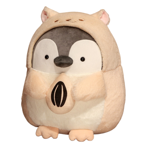 Fluffy Penguin Plush (3 COLORS, 3 SIZES)