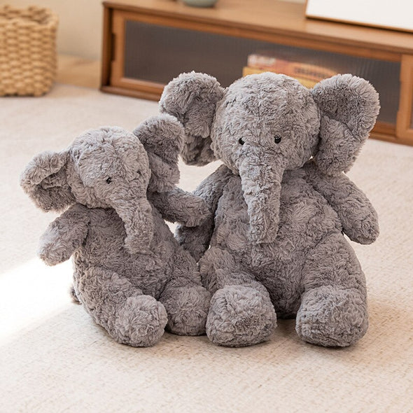 Fluffy Elephant Plush (3 SIZES)
