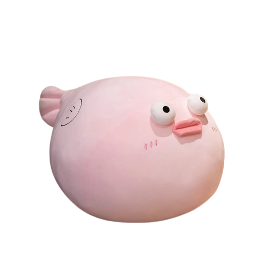 Giant Puffer Fish Plushies (4 COLORS, 4 SIZES)