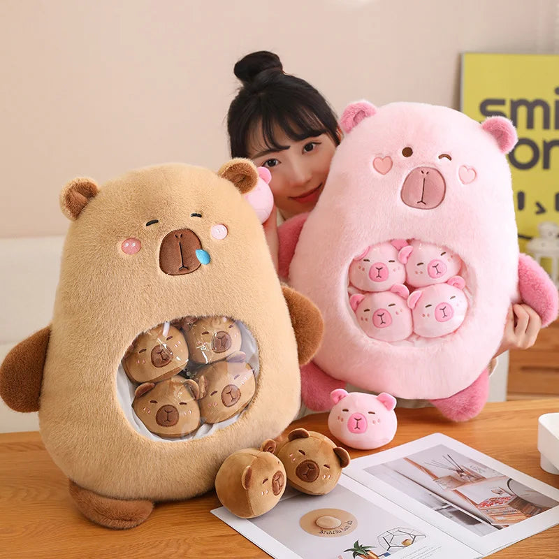 Capybara Squish Bag Plushie (2 VARIANTS)