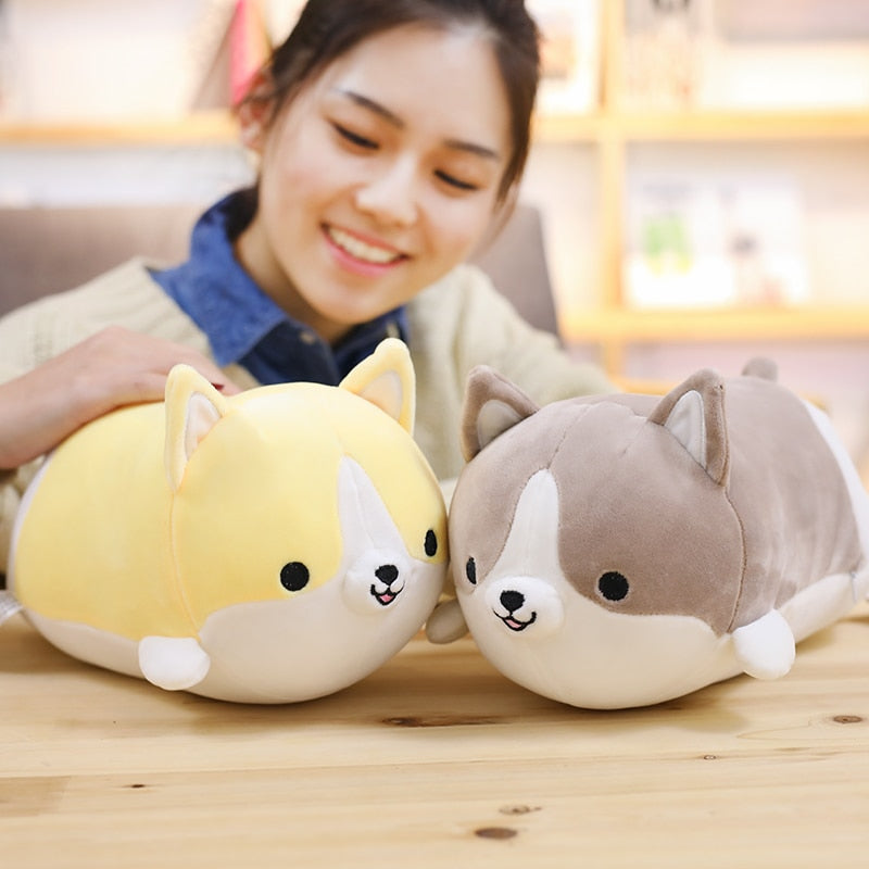 Happy Corgo Plushie (3 COLORS, SIZES) - Main Image