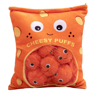 Cheesy Puffs Snack Bags (4 Colors)
