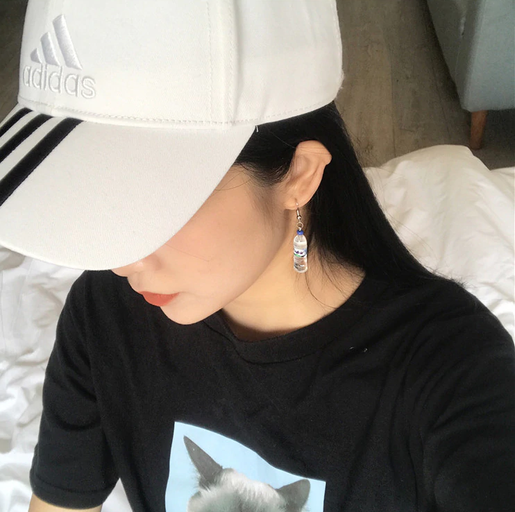 Water Bottle Earrings - Subtle Asian Treats