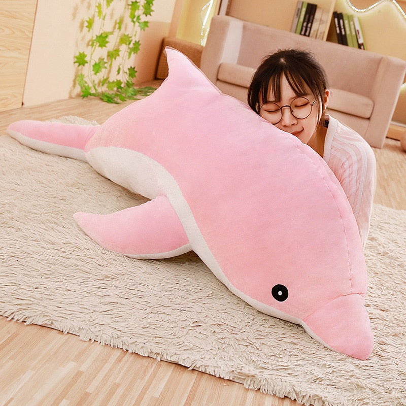 Super Big Dolphin Plushie (3 COLORS, 5 SIZES) - Subtle Asian Treats