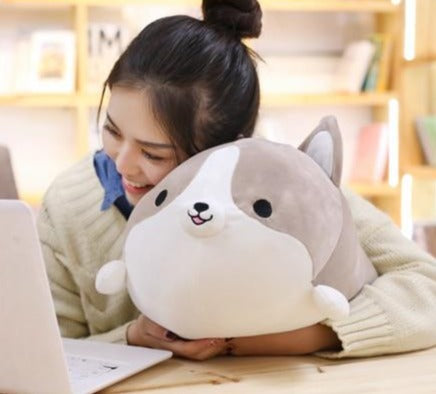 Happy Corgo Plushie (3 COLORS, 3 SIZES) - Subtle Asian Treats