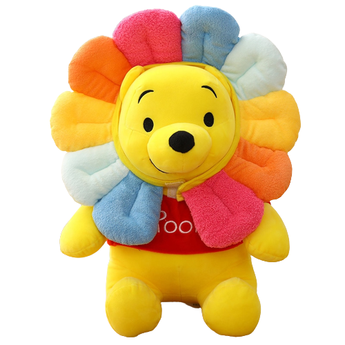 Cute Pooh Plush Sunflower Toy (3 Sizes)