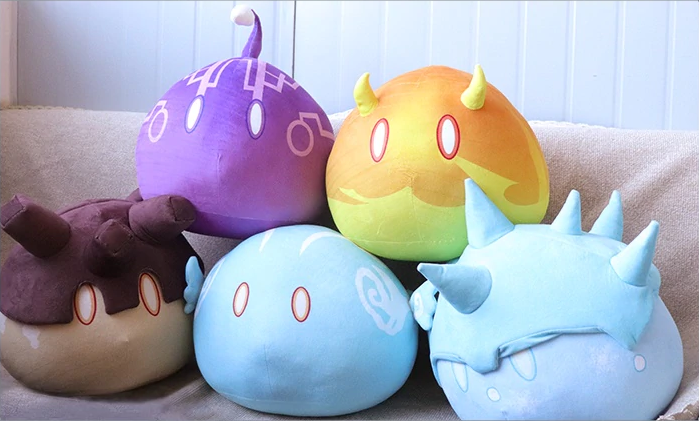 Genshin Slime Plushies 7 Variants 3 Sizes