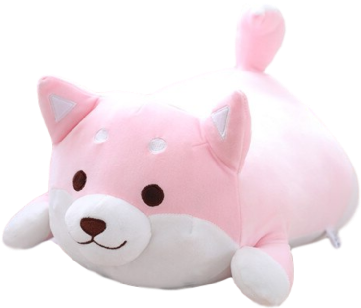 Happy Sleepy Shibe Plushie 4 VARIANTS 2 SIZES