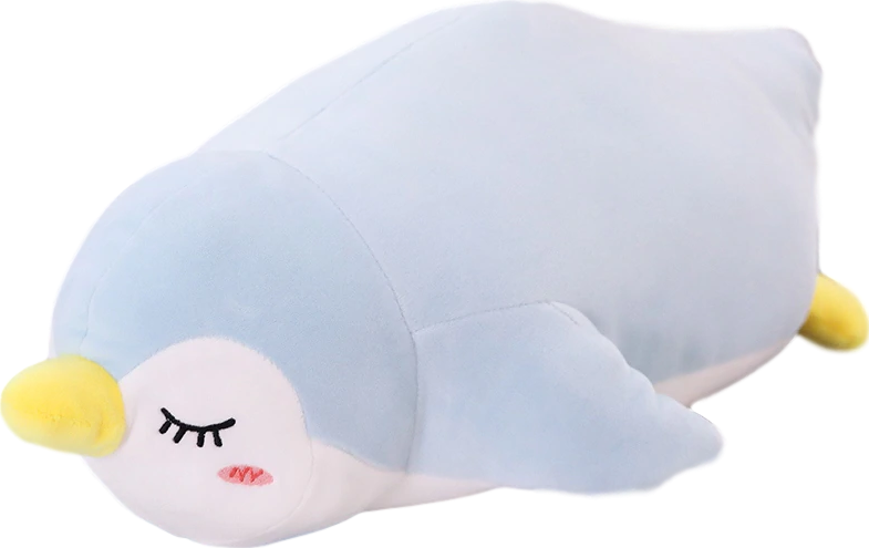 Sleepy Penguin Plush (2 COLORS, 2 SIZES) - Subtle Asian Treats