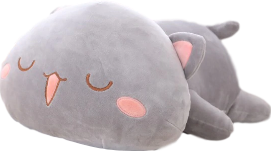 Kawaii Lying Cat Plush (4 VARIANTS, 3 SIZES) - Subtle Asian Treats