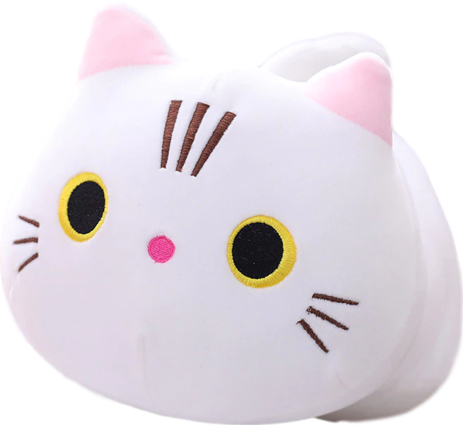 Curious Cat Plushies (4 COLORS, 3 SIZES) - Subtle Asian Treats