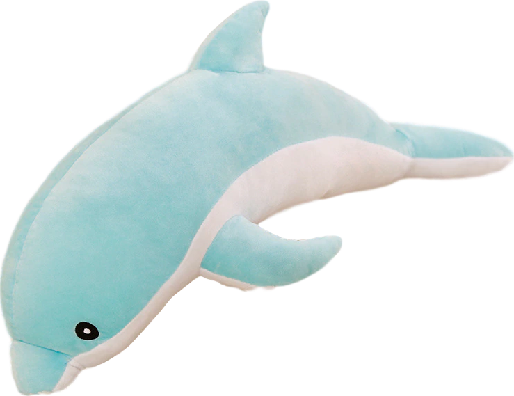 Super Big Dolphin Plushie (3 COLORS, 5 SIZES) - Subtle Asian Treats