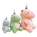 Party Dinosaur Plushies (3 Colors, 3 Sizes)