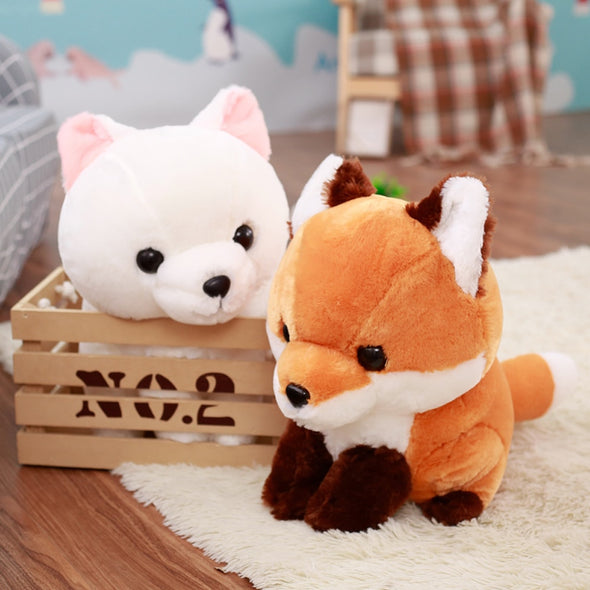 Fluffy Fox Plushies (2 COLORS)