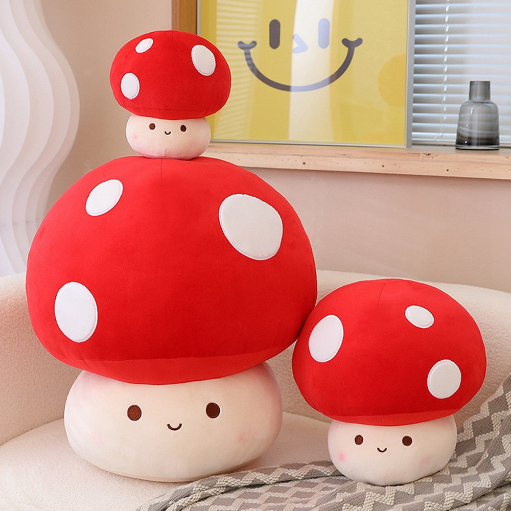Kawaii Mushroom Plush (3 VARIANTS, 3 SIZES)