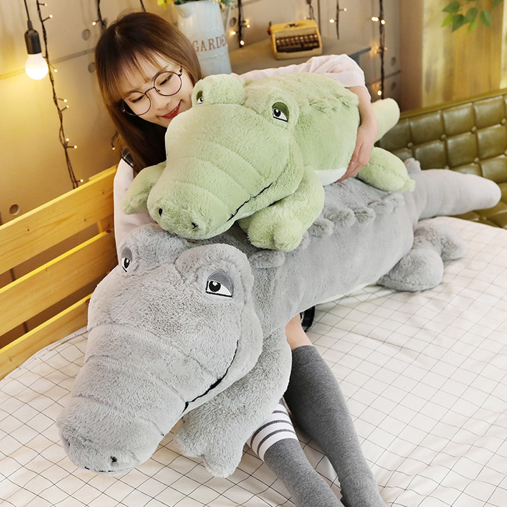 Giant Crocodile Plushies (2 COLORS, 4 SIZES)