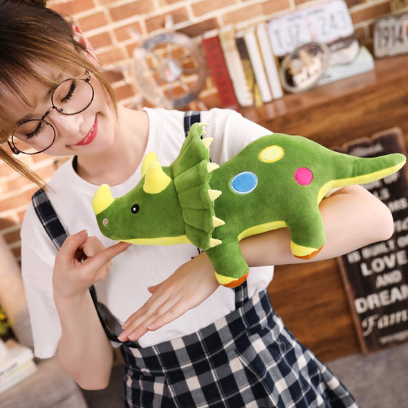Triceratops Plushies (3 Colors, 3 Sizes)