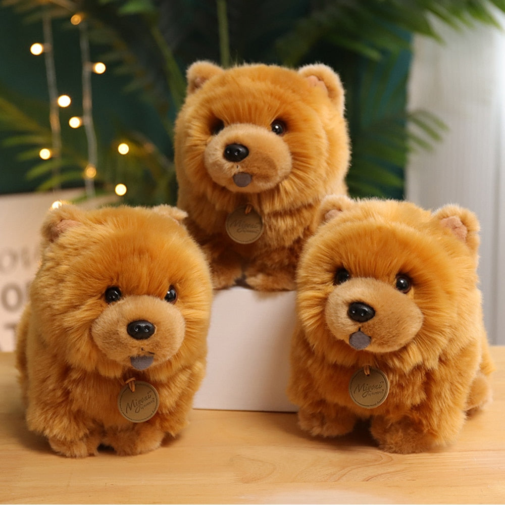 Fluffy Chow Plush Dolls