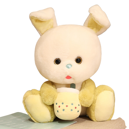 Boba Bunny Figurines Collectibles (3 Colors, 3 Sizes)