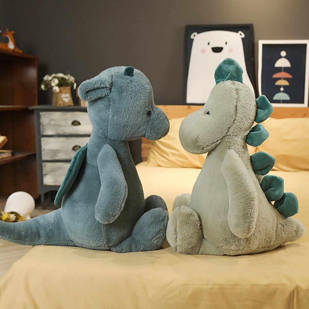 Derpy Dinosaur Predator Plushies (2 COLORS, 3 SIZES)