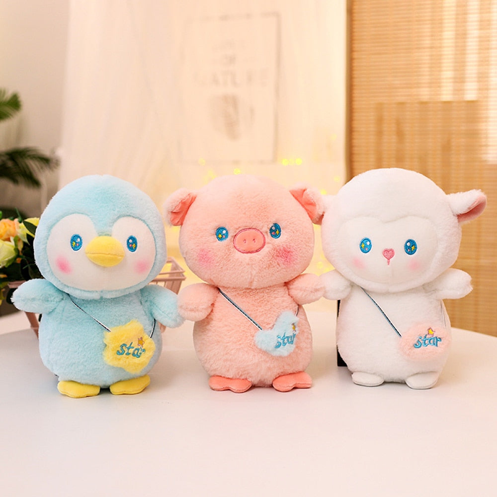 Pig Sheep Penguin Plushies (3 VARIANTS)