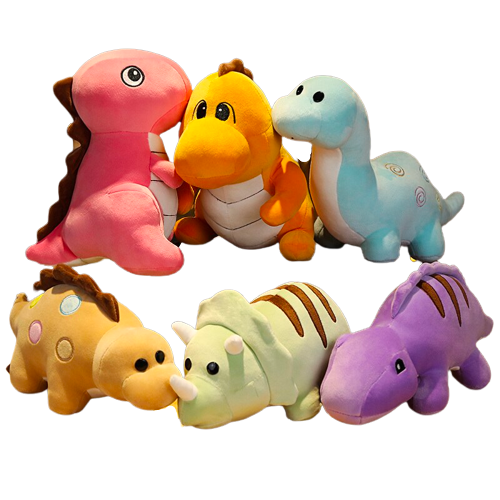 Haku Dinosaur Plushies (6 Variants, 2 Sizes)