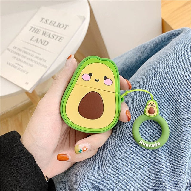 Cute Avocado AirPods Case (AirPods 1 / 2) - Subtle Asian Treats