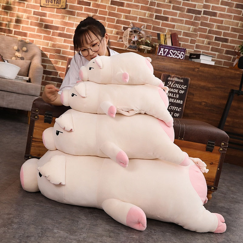 Pat the Piggy Plush (4 VARIANTS, 4 SIZES) - Subtle Asian Treats
