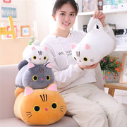 Curious Cat Plushies (4 COLORS, 3 SIZES) - Subtle Asian Treats