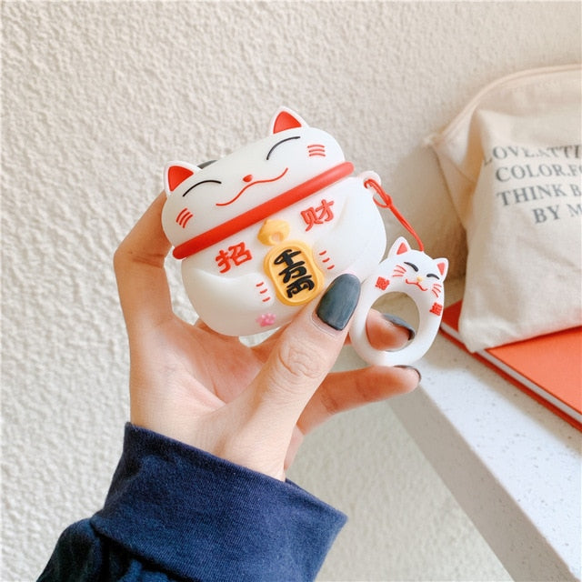 Lucky Cat AirPods Pro Case - Subtle Asian Treats