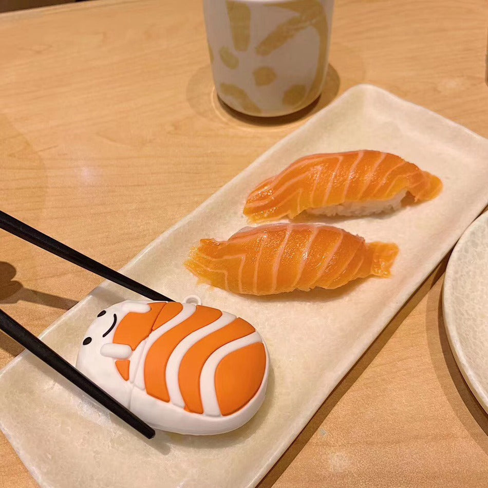 Salmon Sushi and Onigiri Airpods Case (AirPods 1 / 2) - Subtle Asian Treats