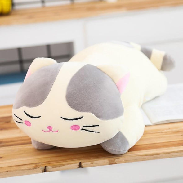Lazy Cat Plush Toy (2 COLORS) - Subtle Asian Treats