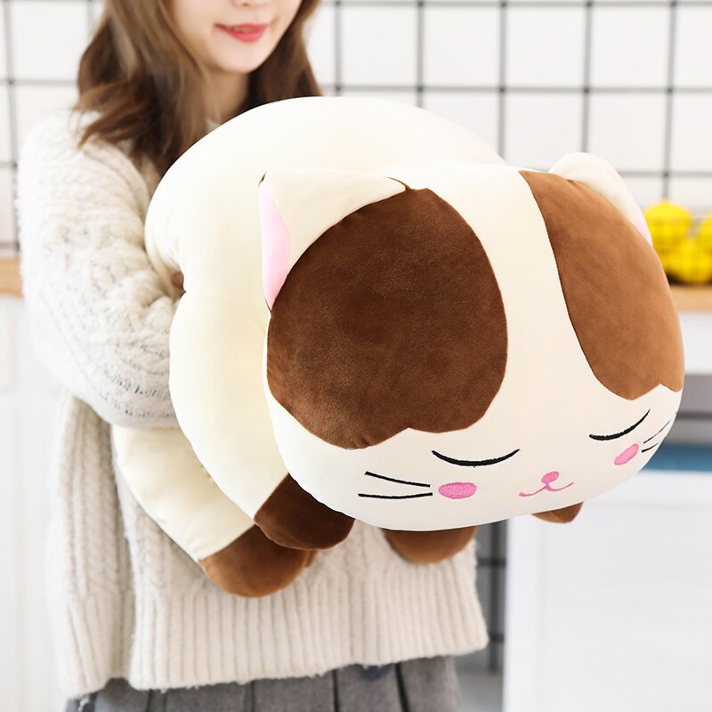 Lazy Cat Plush Toy (2 COLORS) - Subtle Asian Treats
