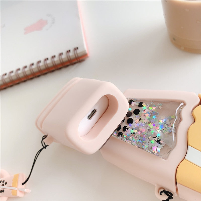 Boba Airpods Pro Glitter Case - Subtle Asian Treats